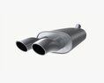 Car Exhaust Pipe 3D модель