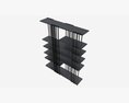 Cattelan Italia Arsenal Design Modular Bookcase 3D 모델 