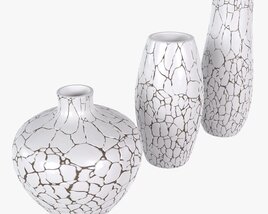Ceramic Vases 3-set 01 3D 모델 