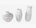 Ceramic Vases 3-set 01 3D-Modell