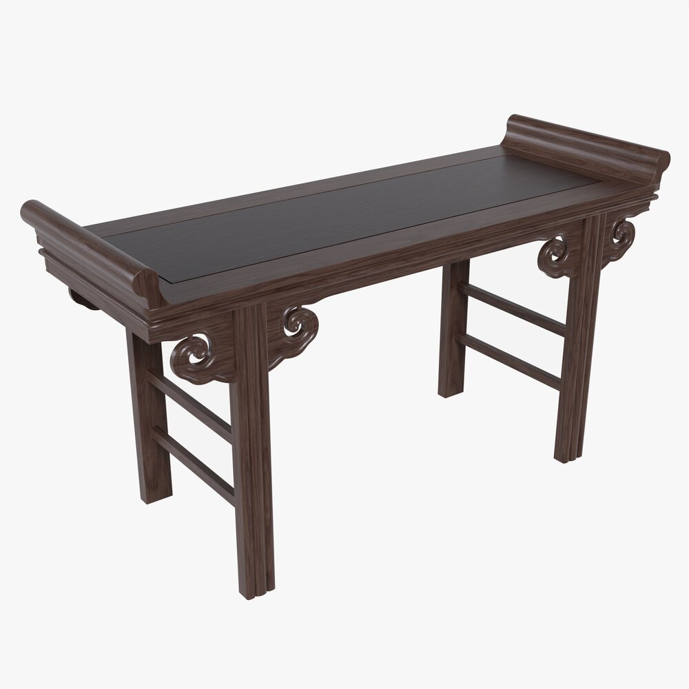 Chinese Low Tea Table Modelo 3D