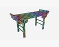 Chinese Low Tea Table Modelo 3D