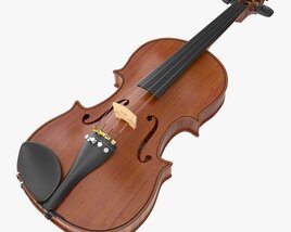 Classic Adult Violin 3D model