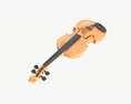 Classic Adult Violin Light 3D модель