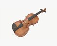 Classic Adult Violin Worn 3D-Modell