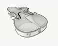 Classic Adult Violin Worn 3D модель