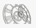 Decorative Gear Wall Clock 3Dモデル