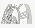 Decorative Gear Wall Clock 3Dモデル