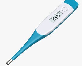 Digital Thermometer 01 3D model