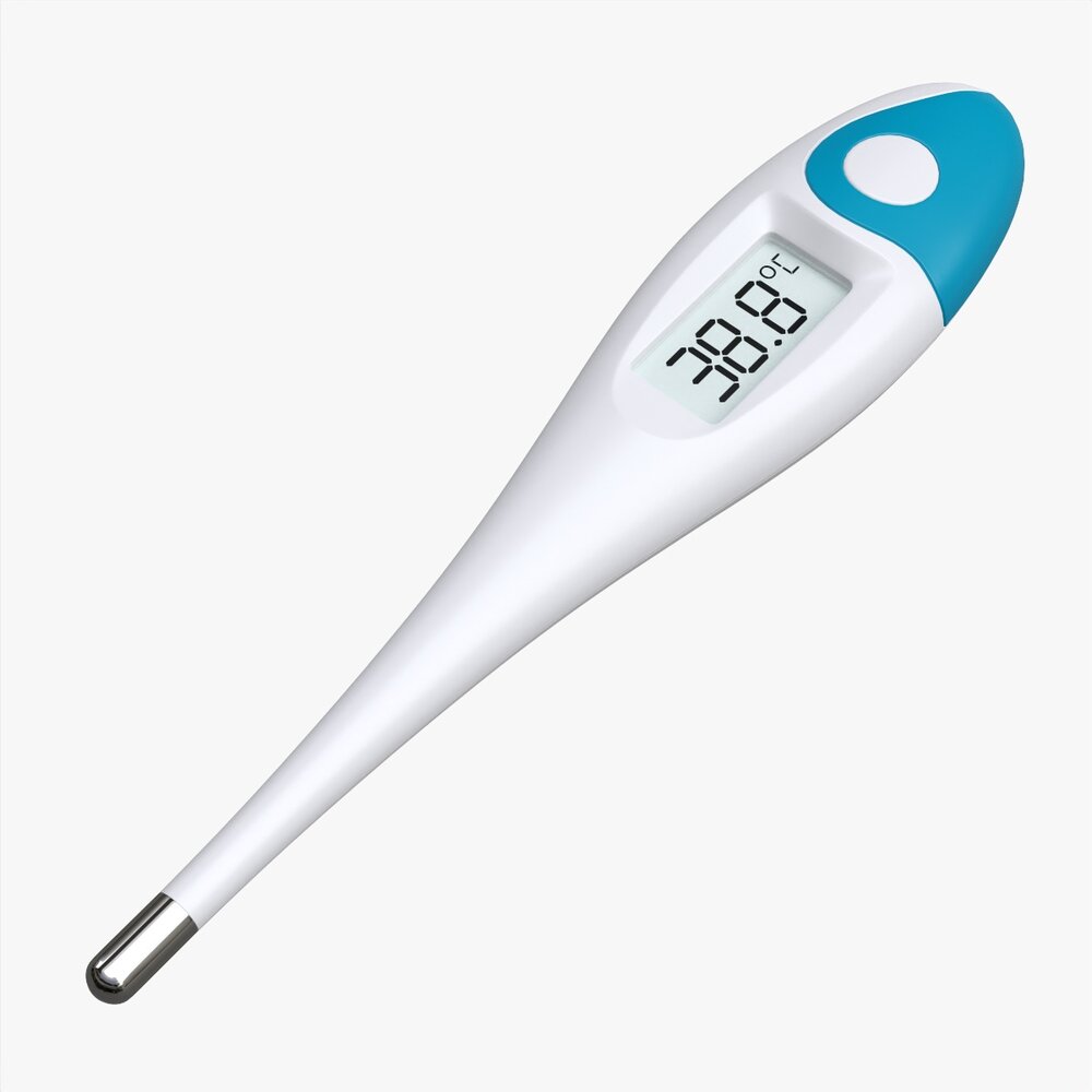 Digital Thermometer 02 3D модель