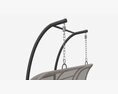 Double Steel Garden Hanging Chair Modèle 3d