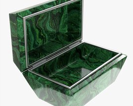 Emerald Trinket Jar 3D model