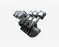 Engine Crankshaft And Pistons 3D 모델 