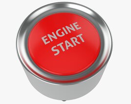 Engine Start Button 3D 모델 