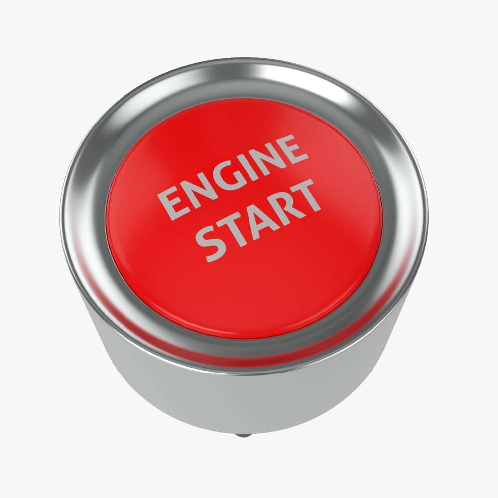 Engine Start Button 3D-Modell
