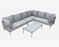 Garden Furniture Set Bremen 3D-Modell