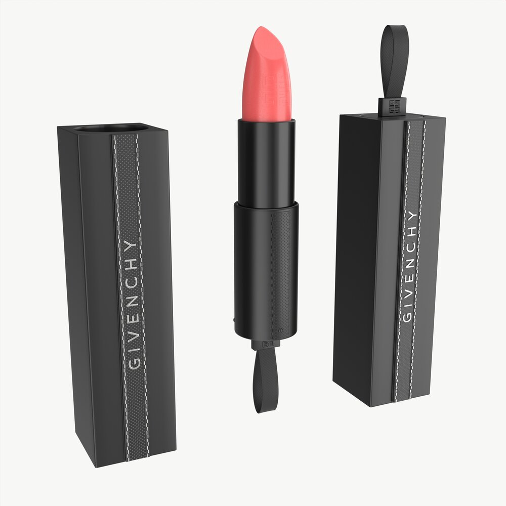 Givenchy Rouge Interdit Satin Lipstick 3D model