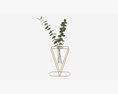 Glass Hydroponic Vase 01 3D-Modell