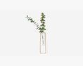 Glass Hydroponic Vase 01 3d model