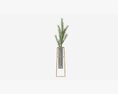 Glass Hydroponic Vase 02 3D-Modell