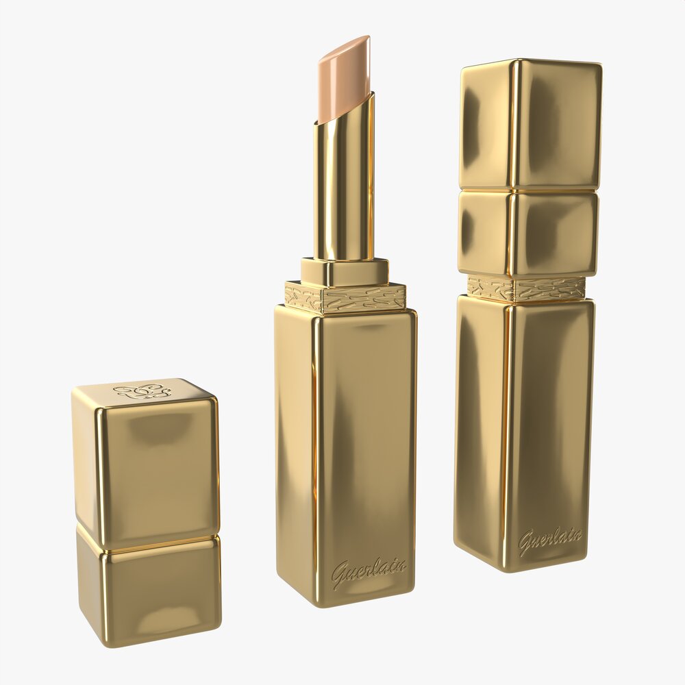 Guerlain Kisskiss Liplift Lipstick Primer 3D 모델 