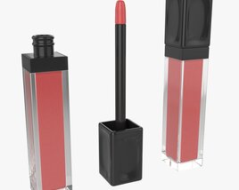 Guerlain Kisskiss Liquid Lipstick Modello 3D
