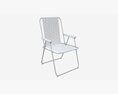 Habitat Metal Folding Garden Chair 3D модель