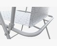 Habitat Metal Folding Garden Chair 3d model
