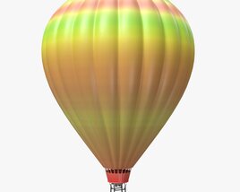 Hot Air Balloon 3D 모델 
