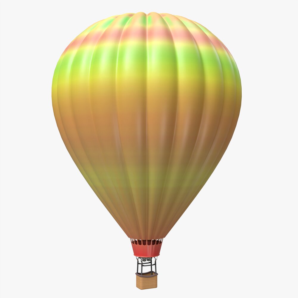 Hot Air Balloon 3D 모델 
