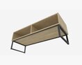 Industrial Style TV Stand Modello 3D