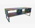 Industrial Style TV Stand Modelo 3d