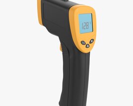 3D model of Infrared Thermometer Gun