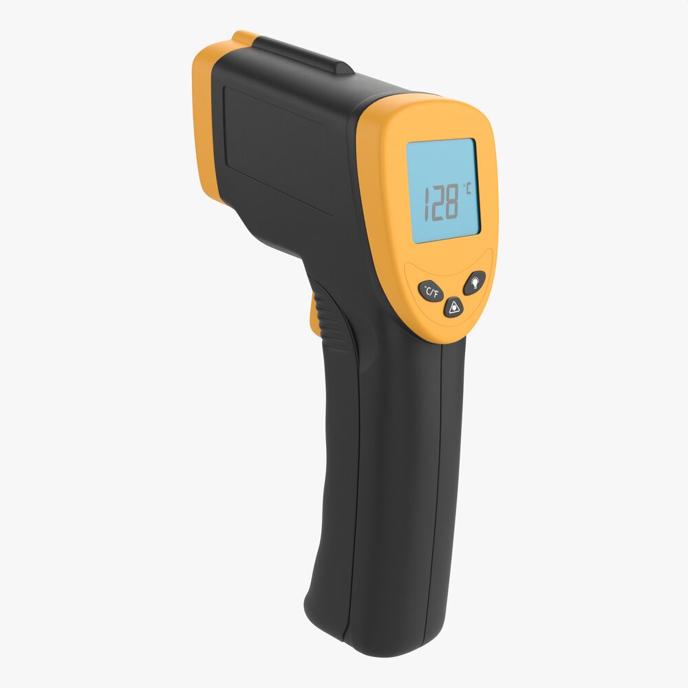 Infrared Thermometer Gun Modelo 3d