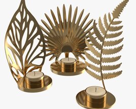 Iron Candle Holders Modelo 3D