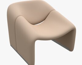 Joylove Nordic Style Chair Modelo 3D