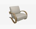 Leather Lounge Chair 3d model