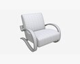 Leather Lounge Chair 3D модель