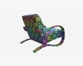 Leather Lounge Chair Modello 3D