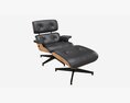 Lounge Chair With Ottoman 3D 모델 