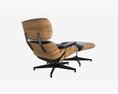 Lounge Chair With Ottoman 3Dモデル