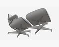 Lounge Chair With Ottoman 3d model