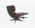 Lounge Chair With Ottoman Modello 3D