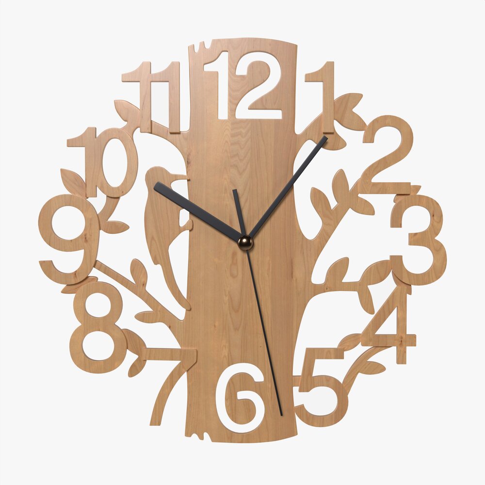 Modern Design Large Wall Clock 05 3D model