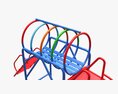 Playground Barrel Slide 01 3D模型