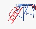 Playground Barrel Slide 01 3d model