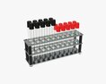 Medicine Test Tubes With Stand Modelo 3D