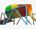 Playground Barrel Slide 02 3d model
