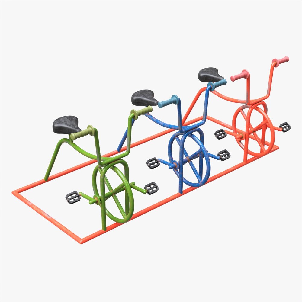 Playground Bicycles 3Dモデル