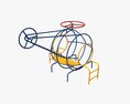 Playground Helicopter 3D-Modell